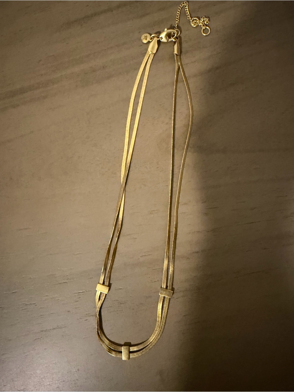 Madewell Gold Multi-Strand Layered Necklace